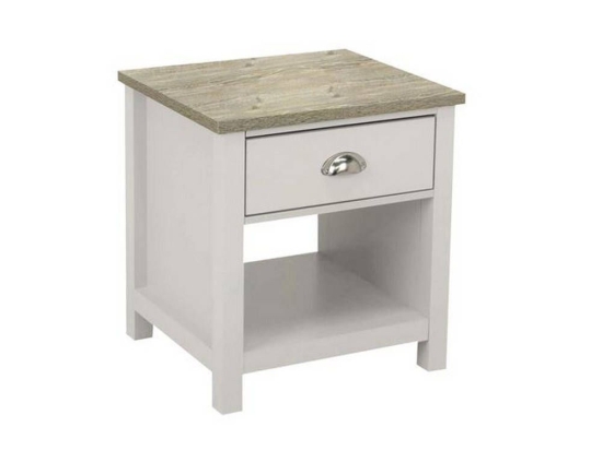 Κομοδίνο Luxor Sonoma/White Ε740,1 45x40x50cm Μελαμίνη