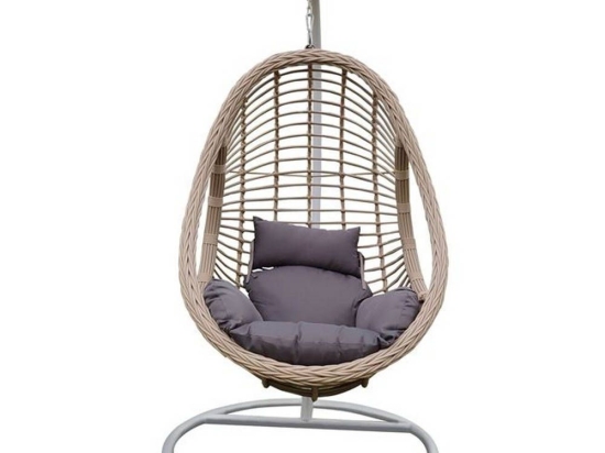 Πολυθρόνα Κρεμαστή Macan-II Grey/Anthracite Ε6740,1 120x115x196cm