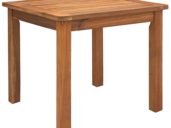 Τραπεζάκι Βοηθητικό Ξαπλώστρας Lugano Ε222,3 45x45x45cm Ξύλο Natural