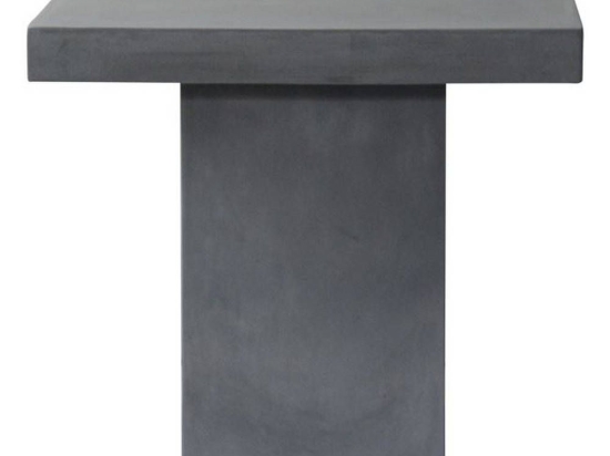 Τραπέζι Concrete Cubic Cement Grey Ε6208 80x80x75cm