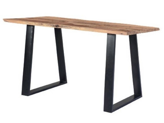 Τραπέζι Lizard Slim Acacia Natural/Black ΕΑ7095,S 140x80x75cm Μέταλλο,Ξύλο