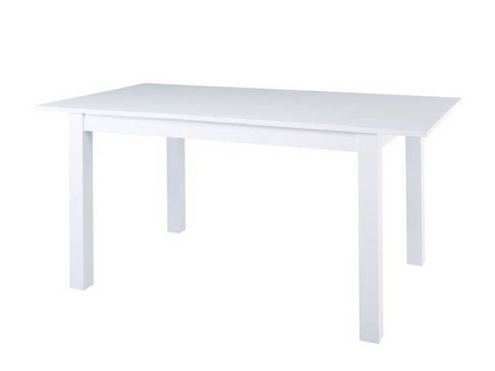 Τραπέζι Miller White Ε781,2 120+30x80 H.74cm Mdf
