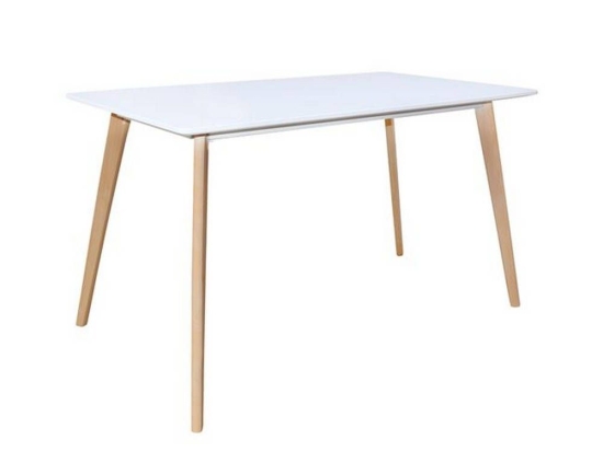 Τραπέζι White Martin Ε7101,1 120x70 H.75cm Mdf