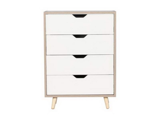 Συρταριέρα Alina Ε746,1 56x29x77cm Sonoma-White