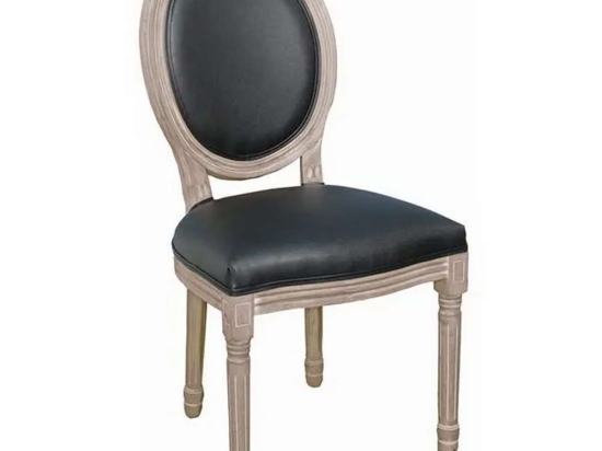 Καρέκλα Jameson Ε752,3P 49x55x95cm Black Σετ 2τμχ Ξύλο,Τεχνόδερμα
