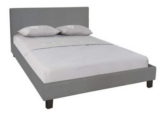 Κρεβάτι Διπλό Wilton Ε8031,F2 149x203x89/140x190cm Grey Διπλό Μέταλλο,Ύφασμα,Ξύλο
