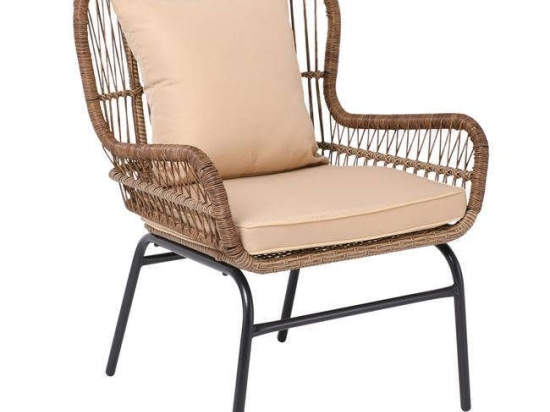 Πολυθρόνα Salsa Max Ε243,Κ 64x69x89cm Black-Natural