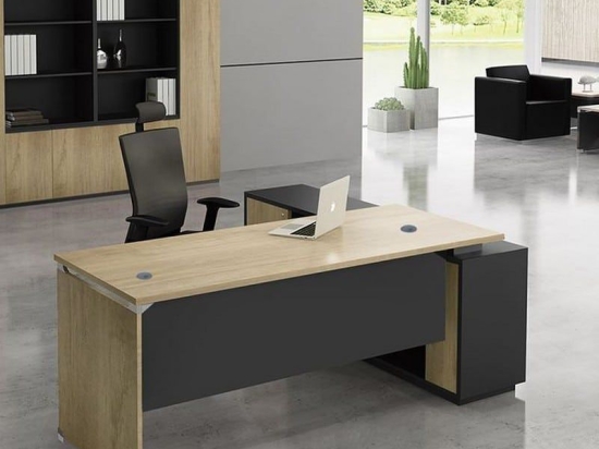 Γραφείο Project ΕΟ935,L Με Αριστερή Γωνία 180x80/160x40 (H.75)cm Sonoma - Grey