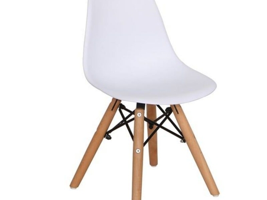 Καρέκλα Παιδική Art Wood ΕΜ123,ΚW 32x34x57cm (Σετ 4τμχ) White Ξύλο,Πολυπροπυλένιο