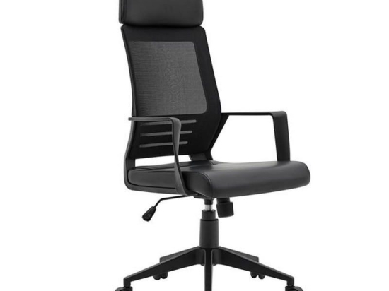 Πολυθρόνα Γραφείου Διευθυντή BF2500 ΕΟ607,1 58x62x116/126cm Black