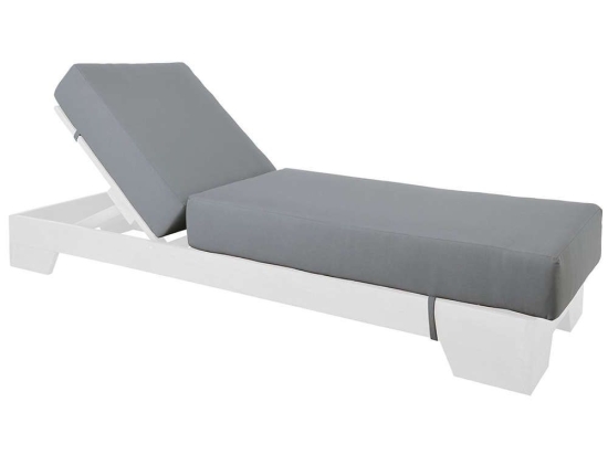 Μαξιλάρι Ξαπλώστρας Verano Ε226,Μ2 B' Water Repellent 208(76+132)x69/20cm Grey