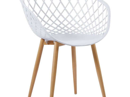 Πολυθρόνα Rex Ε373,11W 62x56x80cm Natural-White