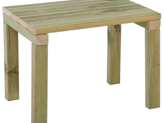 Τραπεζάκι Παραλίας Ξαπλώστρας Lugano Ε220,1 48x37x36cm Εμποτισμού Ξύλο Natural