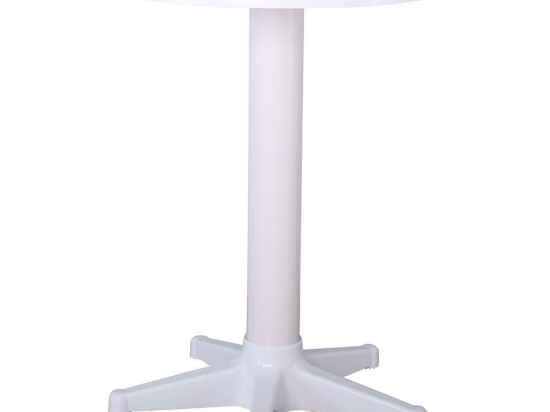 Τραπέζι Κήπου Gaz Ε395,1 Φ60cm 73cm White