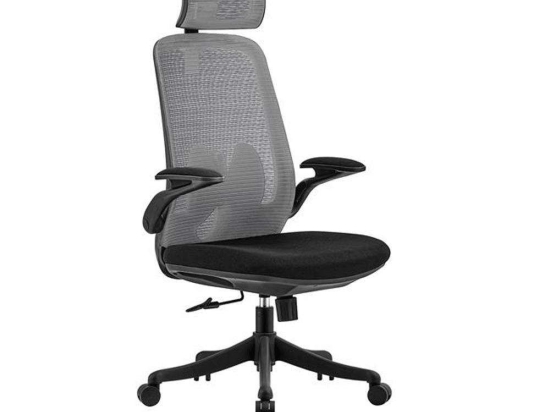Πολυθρόνα Γραφείου Διευθυντή ΕΟ615,2 72x63x113/123cm Black-Grey