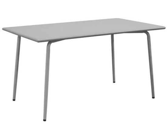 Τραπέζι Κήπου Brio Flat Ε548,1 140x80x73cm Grey