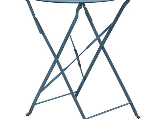 Τραπέζι Πτυσσόμενο Ζαππείου Ε5173,2 Φ60x70cm Blue
