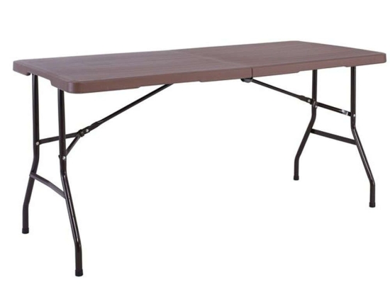 Τραπέζι Catering Πτυσσόμενο (Βαλίτσα) Blow ΕΟ181Κ 152x70x74cm Brown-Black