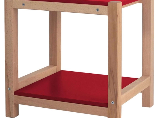 Τραπεζάκι Βοηθητικό Triventi TRIVENTISST12 40x35x40cm Red