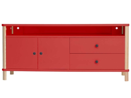Έπιπλο Τηλεόρασης Ashme ASHMETV12 140x45x60cm Red