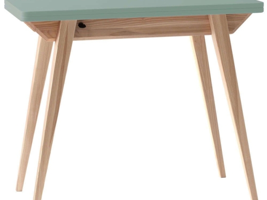 Τραπέζι Επεκτεινόμενο Envelope ENVELOPEEXT17 90x45x76/90x90x74,8cm Sage Green Mdf,Ξύλο
