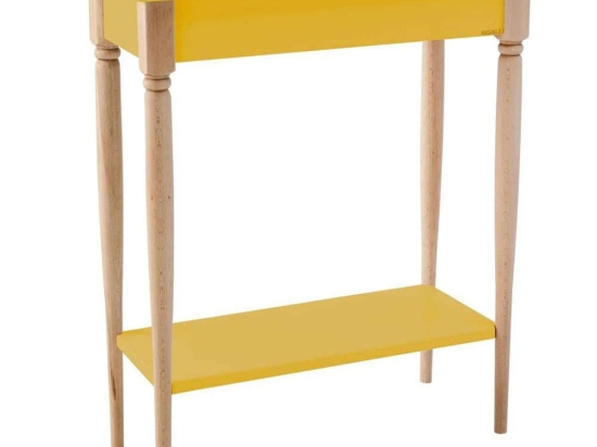 Κονσόλα Mamo S MAMOCSBE5 65x35x74cm Yellow-Beech Mdf,Ξύλο