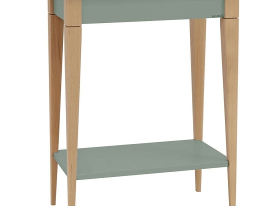 Κονσόλα Mimo S MIMOCSBE17 65x35x74cm Sage Green-Beech Mdf,Ξύλο
