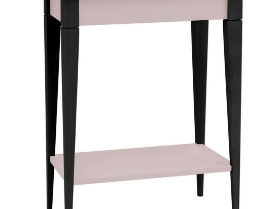 Κονσόλα Mimo S MIMOCSBL9 65x35x74cm Pink-Black Mdf,Ξύλο
