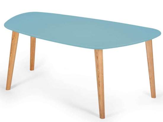 Τραπέζι Σαλονιού Endocarp ENDOCARPCT13 110x66x45cm Light Blue