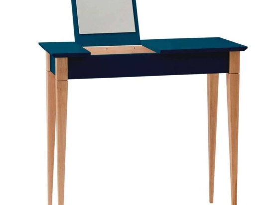 Τουαλέτα Με Καθρέπτη Mimo S MIMOTSBE14 65x35x74cm Petrol Blue-Beech