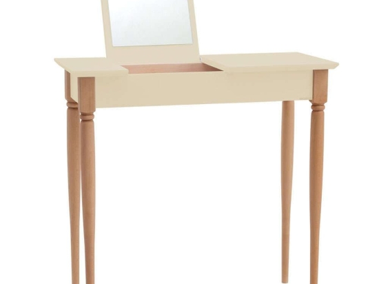 Τουαλέτα Με Καθρέπτη Mamo S MAMOTSBE2 65x35x74cm Chalk White-Beech