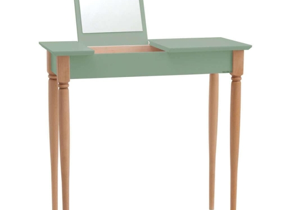 Τουαλέτα Με Καθρέπτη Mamo S MAMOTSBE17 65x35x74cm Sage Green-Beech