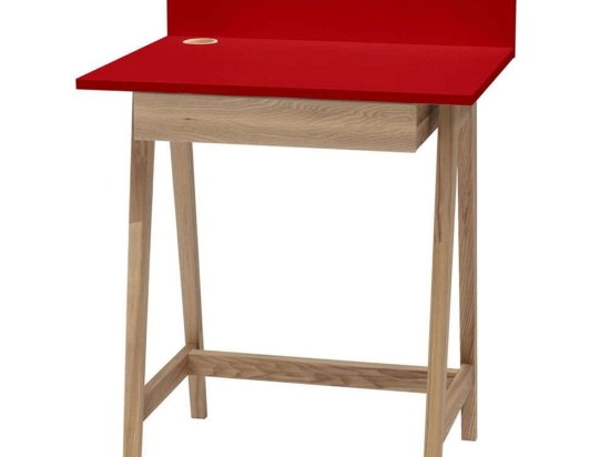 Γραφείο Luka LUKA1DOFASH12 65x50x75cm Natural-Red