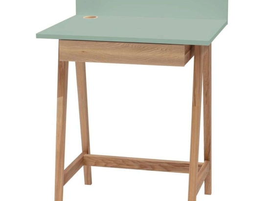 Γραφείο Luka LUKA1DOFASH17 65x50x75cm Natural-Sage Green