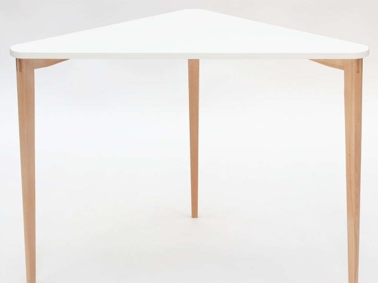 Γραφείο Γωνιακό Naja NAJAOBE1 114x85x75cm White-Beech