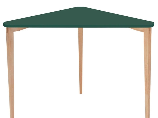 Γραφείο Γωνιακό Naja NAJAOBE10 114x85x75cm Sea Green-Beech