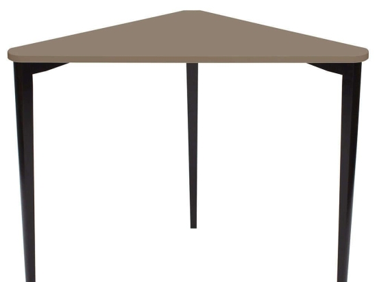 Γραφείο Γωνιακό Naja NAJAOBL7 114x85x75cm Clay-Black