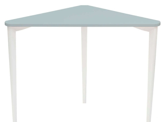 Γραφείο Γωνιακό Naja NAJAOWH8 114x85x75cm Pearl Grey-White