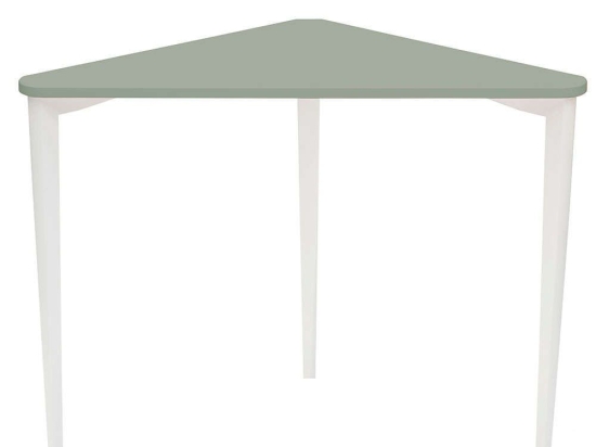 Γραφείο Γωνιακό Naja NAJAOWH17 114x85x75cm Sage Green-White