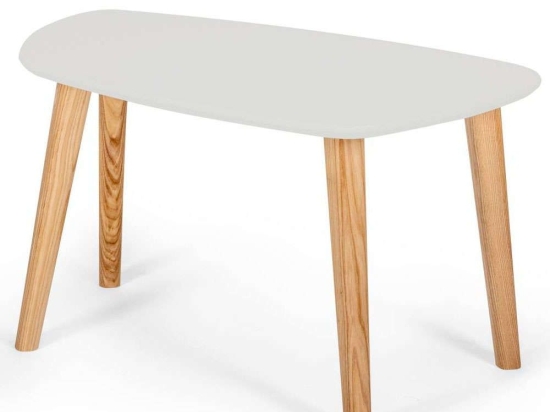 Τραπέζι Σαλονιού Endocarp S ENDOCARPCTS8 68x41x40cm Pearl Grey