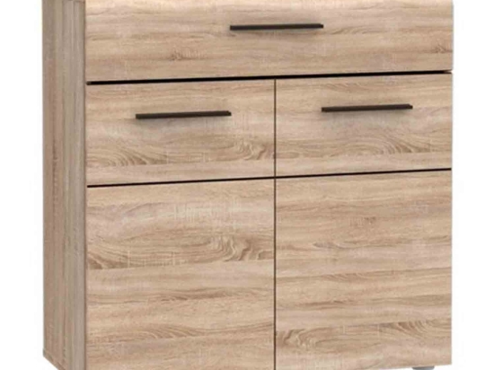 Μπουφές Solo Sonoma 80X34X74 cm TO-SOLOH2D1S Μελαμίνη