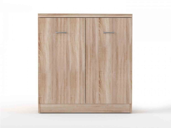 Κομότα Kom 2D Sonoma 80X33X85 cm TO-KOM2D Μελαμίνη