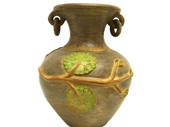 Πήλινο Βάζο-Πυθάρι C 7155 Υ.60cm  Π.54cm  Β.54cm Πηλός