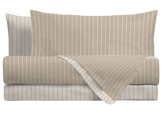 Amo la Casa Σετ Σεντόνια King Size Βαμβακερά με Λάστιχο 240X290 – Bio Μπεζ