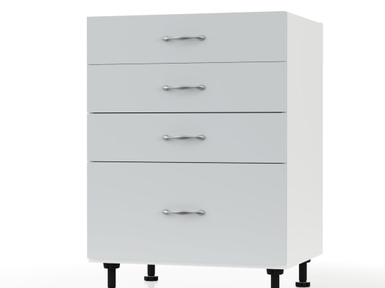 MODEST ΚΑΤΩ ΝΤΟΥΛΑΠΙ ΣΥΡΤΑΡΙΕΡΑ ΓΚΡΙ 60X48X82 ΕΚ