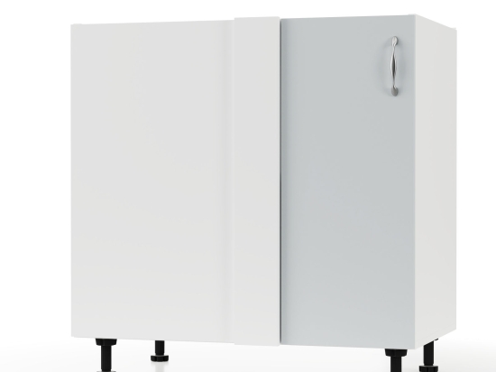 MODEST ΚΑΤΩ ΓΩΝΙΑΚΟ ΝΤΟΥΛΑΠΙ ΓΚΡΙ 80X48X82ΕΚ