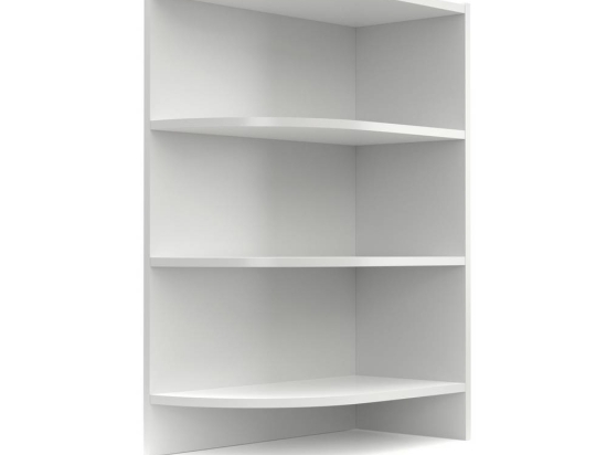 CHARLOTTE ΚΑΤΩ ΝΤΟΥΛΑΠΙ ΜΕ ΡΑΦΙΑ 56.5X28.5X82CM ΛΕΥΚΟ