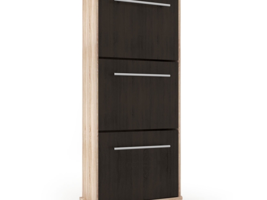ΠΑΠΟΥΤΣΟΘΗΚΗ NIAG580 58X26.5X132ΕΚ WENGE-SONOMA