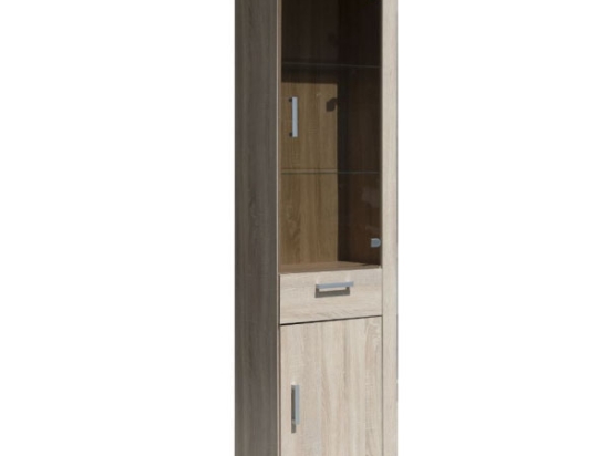 ΒΙΤΡΙΝΑ ΜΟΝΟΦΥΛΛΗ DAMIS 50.5X35X203ΕΚ ΣΟΝΟΜΑ MDF ΔΙΑΚΟΣΜΗΣΗ