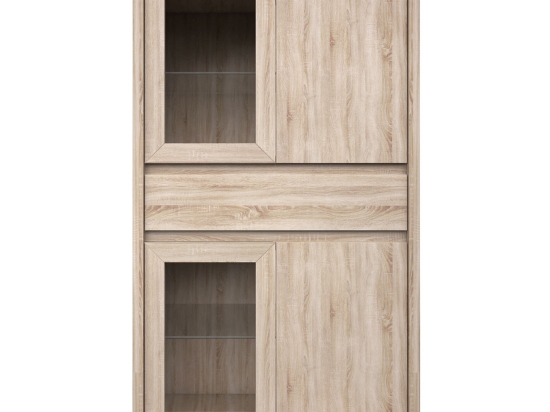 ΒΙΤΡΙΝΑ NORTON ΤΕΤΡΑΦΥΛΛΗ 87X40X153.5ΕΚ ΜΕ ΣΥΡΤΑΡΙ ΣΟΝΟΜΑ ΦΥΣΙΚΟ